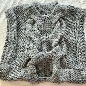 Ladies knit cowl for winter, 100 acrylic